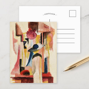 Studie voor Bright Shop Window   August Macke Briefkaart