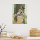 Studie voor Buste van een danseres van Edgar Degas Poster (Keuken)
