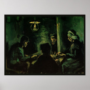 Studie voor De Aardappeleters van Vincent van Gogh Poster