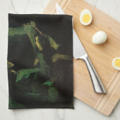 Studie voor De Aardappeleters van Vincent van Gogh Theedoek (Quarter Fold)