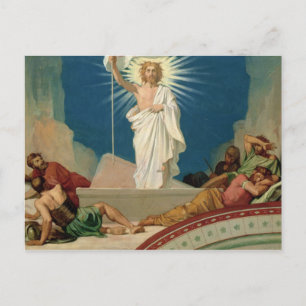 Studie voor de herrijking van Christus, 1860 Briefkaart