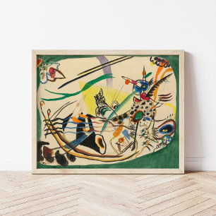 Studie voor Green Border Kandinsky Poster