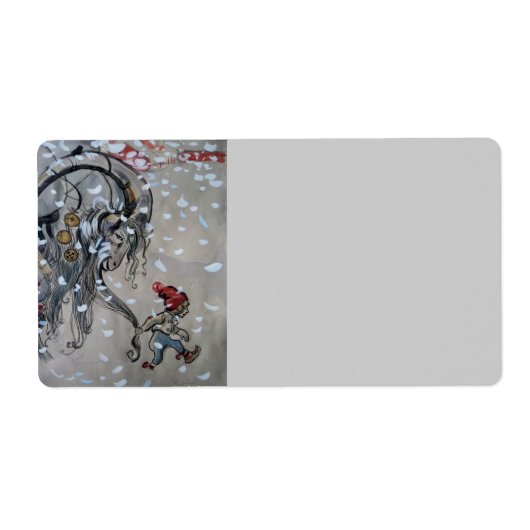 Studie voor Julbacken (Yule Goat) 1911 Etiket (Voorkant)