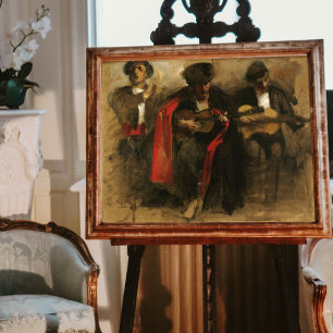 Studie voor zittende musici, Sargent Poster