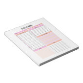 Studieplanner-Notitieblok Notitieblok (Schuin)