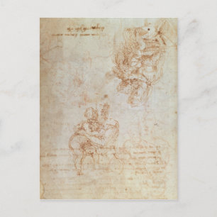 Studies over Madonna en het kind Briefkaart
