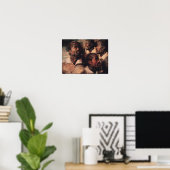 Studies van het hoofd van een neger poster (Thuiskantoor)