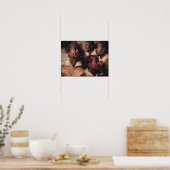 Studies van het hoofd van een neger poster (Keuken)