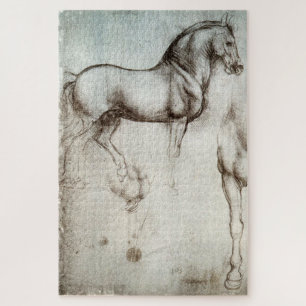 Studies van paarden – Leonardo da Vinci (1490) Legpuzzel