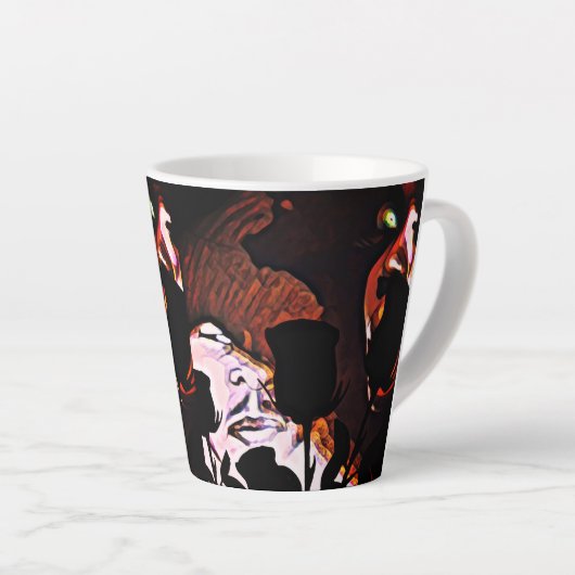 Studio16-Mok voor koppels Latte Mok (Rechterhoek)