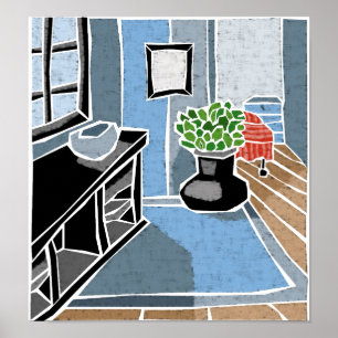Studio-appartement Poster