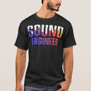 Studio Audio Engineer Tools — Sound Guy Tech T-shirt