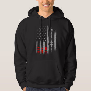 Studio Audio Engineer USA Vlag Sound Guy Tech Hoodie