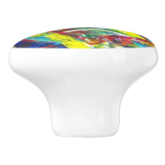 Studio Ceramic Knob van artiest Keramische Knop (Zijkant)