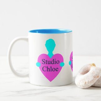 Studio Chloe Triple logo mug Tweekleurige Koffiemok