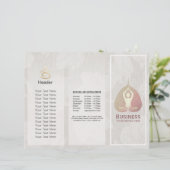 Studio De Brochures De Yoga Tri-Fold (Debout devant)