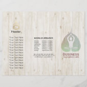 Studio De Brochures De Yoga Tri-Fold (Devant)