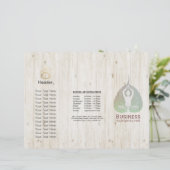 Studio De Brochures De Yoga Tri-Fold (Debout devant)