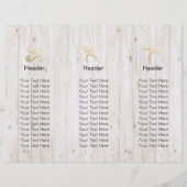 Studio De Brochures De Yoga Tri-Fold (Dos)