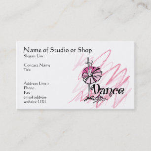 Studio de danse ou Carte de visite Boutique