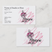 Studio de danse ou Carte de visite Boutique (Devant / Derrière)