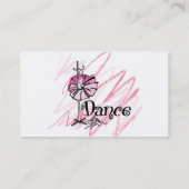 Studio de danse ou Carte de visite Boutique (Dos)