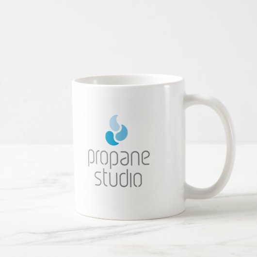 Studio de propane - tasse blanche classique (Droite)
