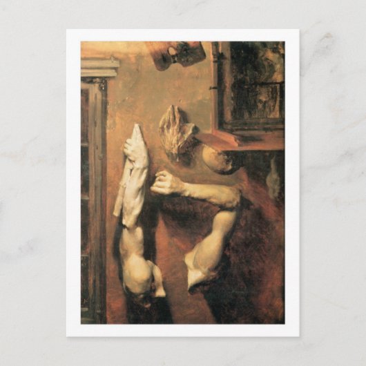 Studio Intérieur avec carte postale Casts (Devant)