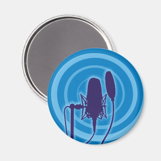 Studio-microfoon Magneet (Voorkant / Achterkant)