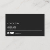 Studio-microfoon Visitekaartje (Achterkant)