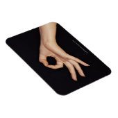 Studio-opname van een handgebaar magneet (Rechterzijde)