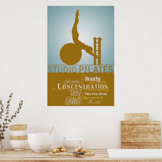Studio Pilates - Poster (Keuken)