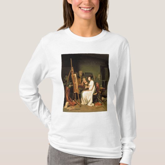 Studio van kunstenaar t-shirt (Voorkant)