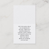 Studiolampen | Fotograaf | Camera Visitekaartje (Achterkant)