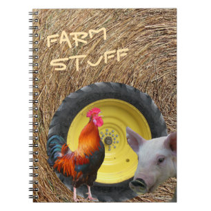 Studios De Ferme, Tracteur, Poil, Rooster, Carnet