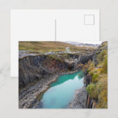 Studlagil Canyon, IJsland Briefkaart (Voorkant / Achterkant)