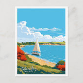 Studland Bay Engeland Reizen  illustratie Briefkaart (Voorkant)