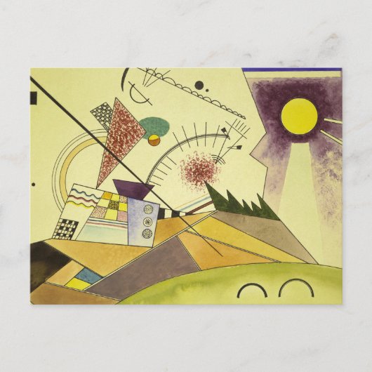 Study for Bewegte Ruhe, 1923 by Wassily Kandinsky Briefkaart (Voorkant)