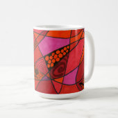 "Study in Reds" Résumé Conception Mug (Devant droit)