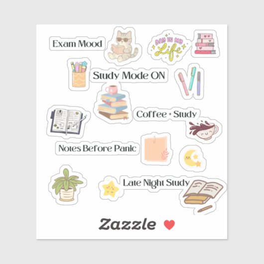 Study Mode Stickers (Feuille)