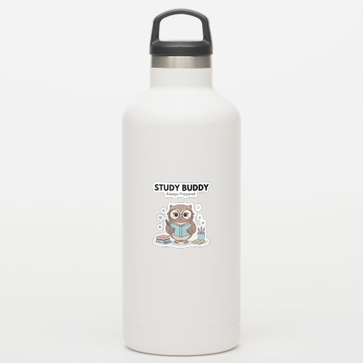 Study Owl Sticker – Cute Study Buddy Always (Gourde)