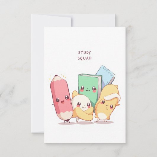 Study Squad Terug naar School Kaart (Voorkant)