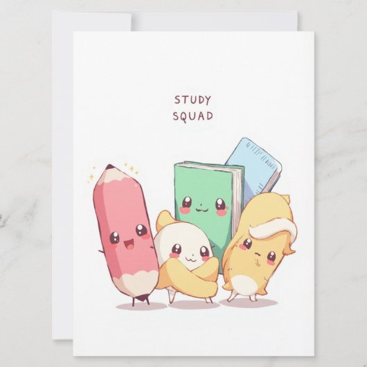 Study Squad Terug naar School Kaart (Voorkant)