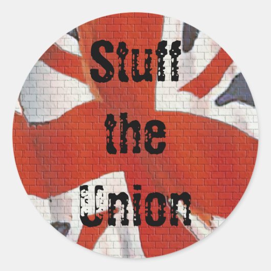 Stuff de Union Scottish Independence Sticker (Voorkant)