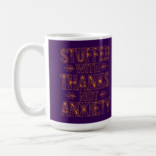 Stuffé avec Merci Mug - Personnalisable (Gauche)