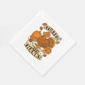 Stuffed With Thanks Thanksgiving Servet (Hoek)