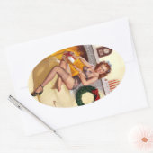 Stuffer stoppen ovale sticker (Envelop)