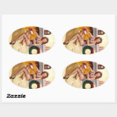 Stuffer stoppen ovale sticker (Vel)