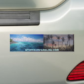 STUFFSURFERSLIKE.COM'S ISLAND FEVER BUMPERSTICKER (Op auto)