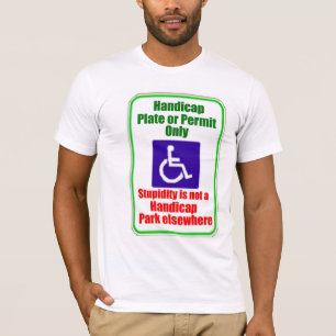 Stuipen is geen handicap t-shirt